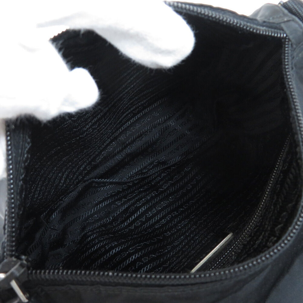 Prada logo plate shoulder bag nylon - Picture 5 of 10